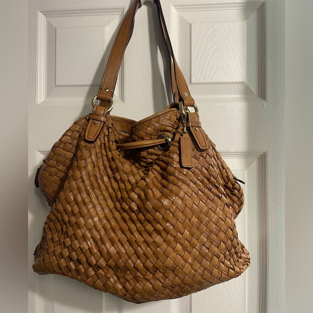 Cole Haan Taylor Drawstring Woodbury Heritage Weave